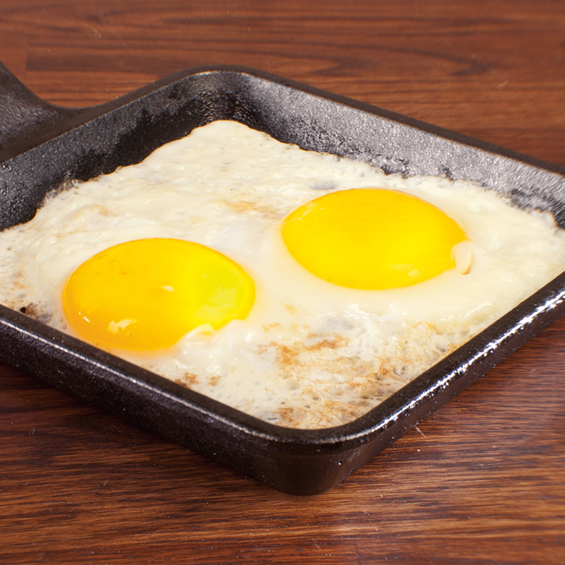 5.5" Square Cast Iron Skillet