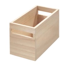 Wood Handled Bin 10x5x6.25